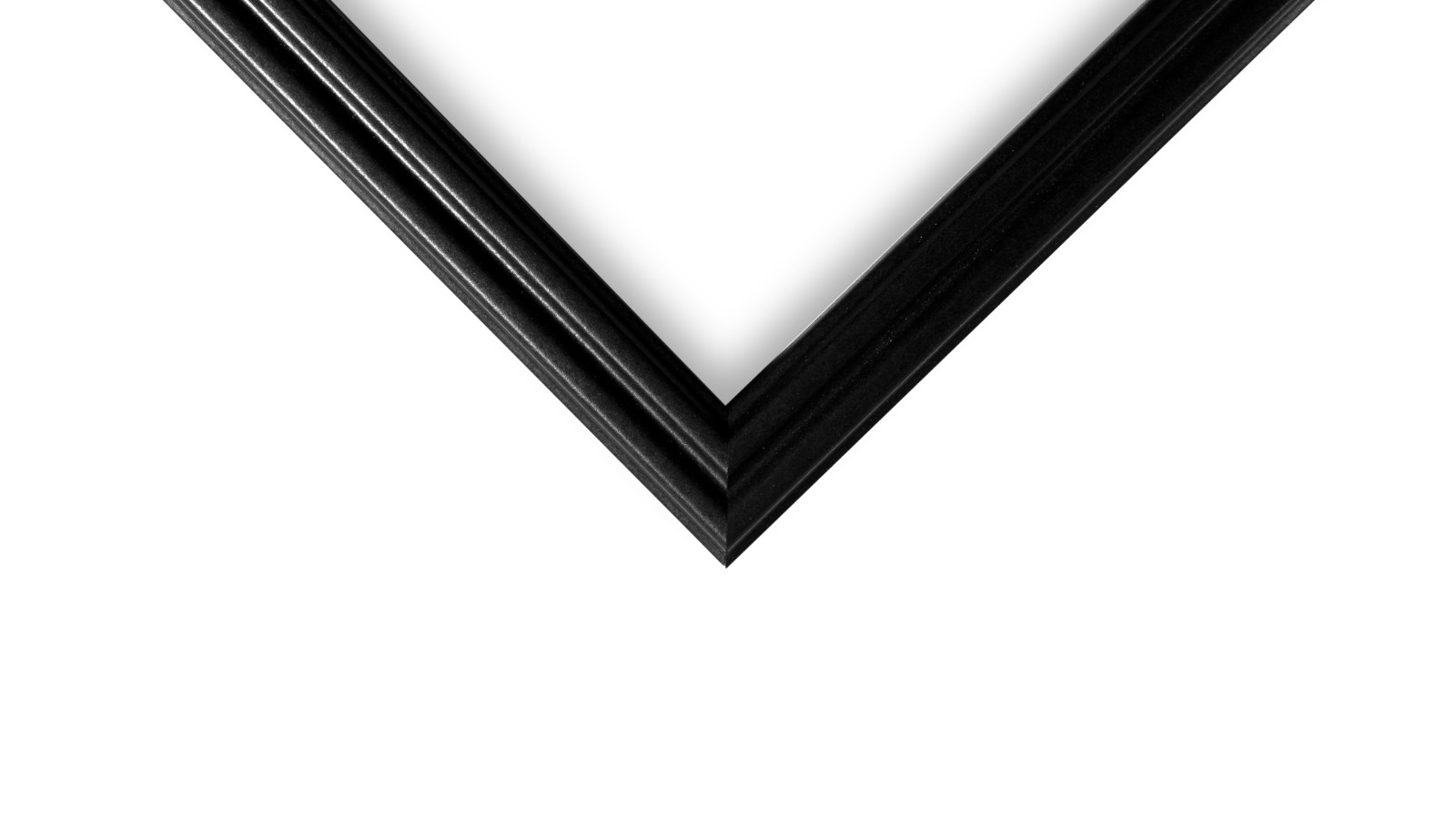 US ART Frames 0.75″ Black Solid Poplar Wood Picture Poster Frames S-B