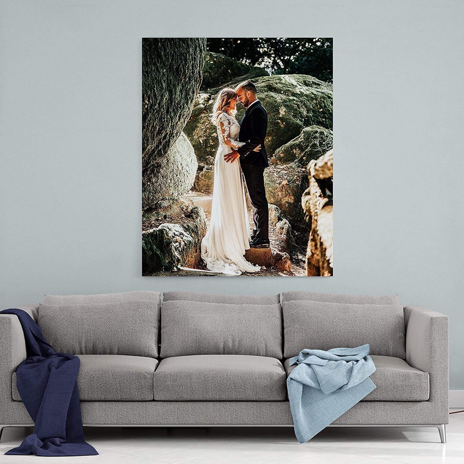 Personalized Custom Canvas Prints: Photo On Canvas (Framed Canvas, 8×8-24×36)