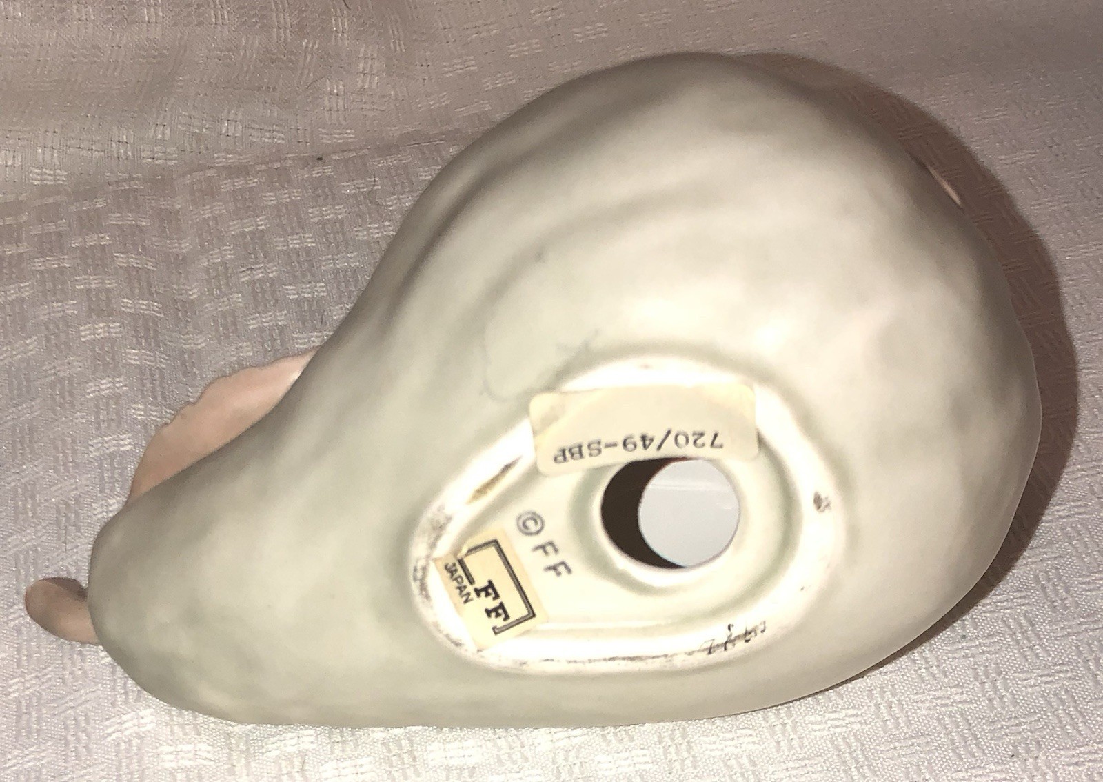 Decorative Ceramic Pear Smooth Glossy Home Decor Marked 720/49SBP FF Japan