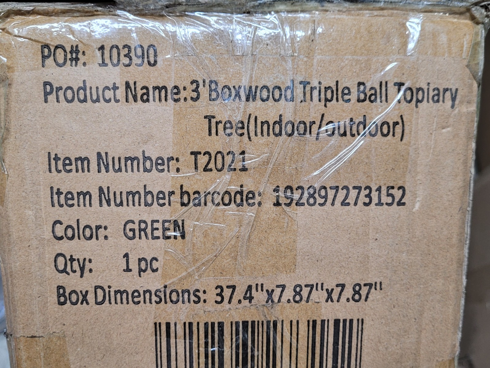 Nearly Natural 36in Artificial Triple Ball Boxwood Topiary Tree – Indoor Outdoor