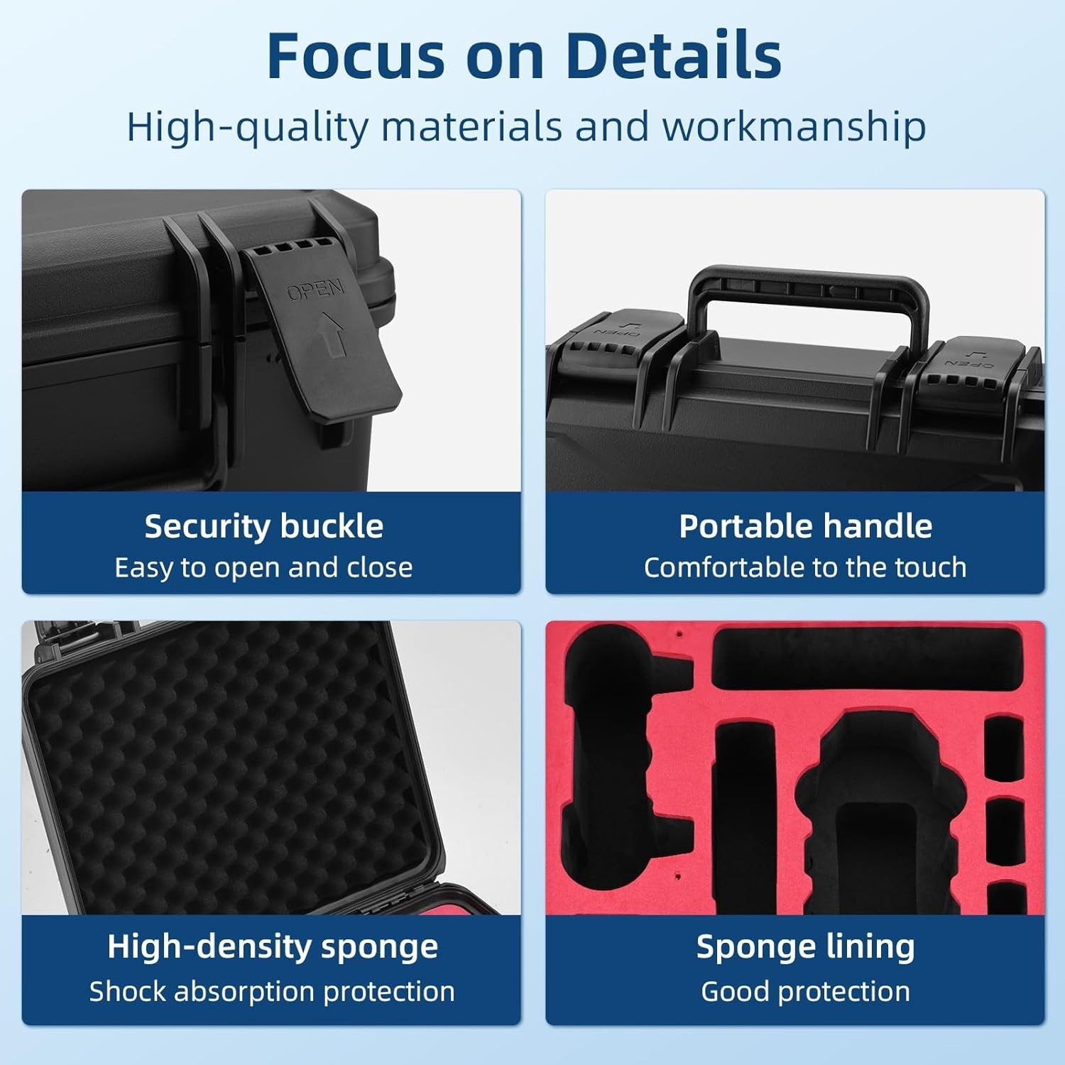 Mini 2 SE 4K Waterproof Hard Case Portable Travel Box For DJI Mavic Drone**
