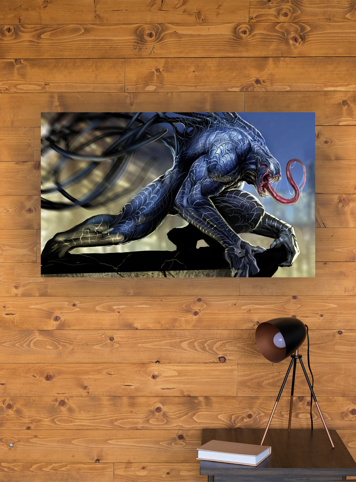 SPIDERMAN VENOM MARVEL COMICS CANVAS WALL ART READY TO HANG CP128