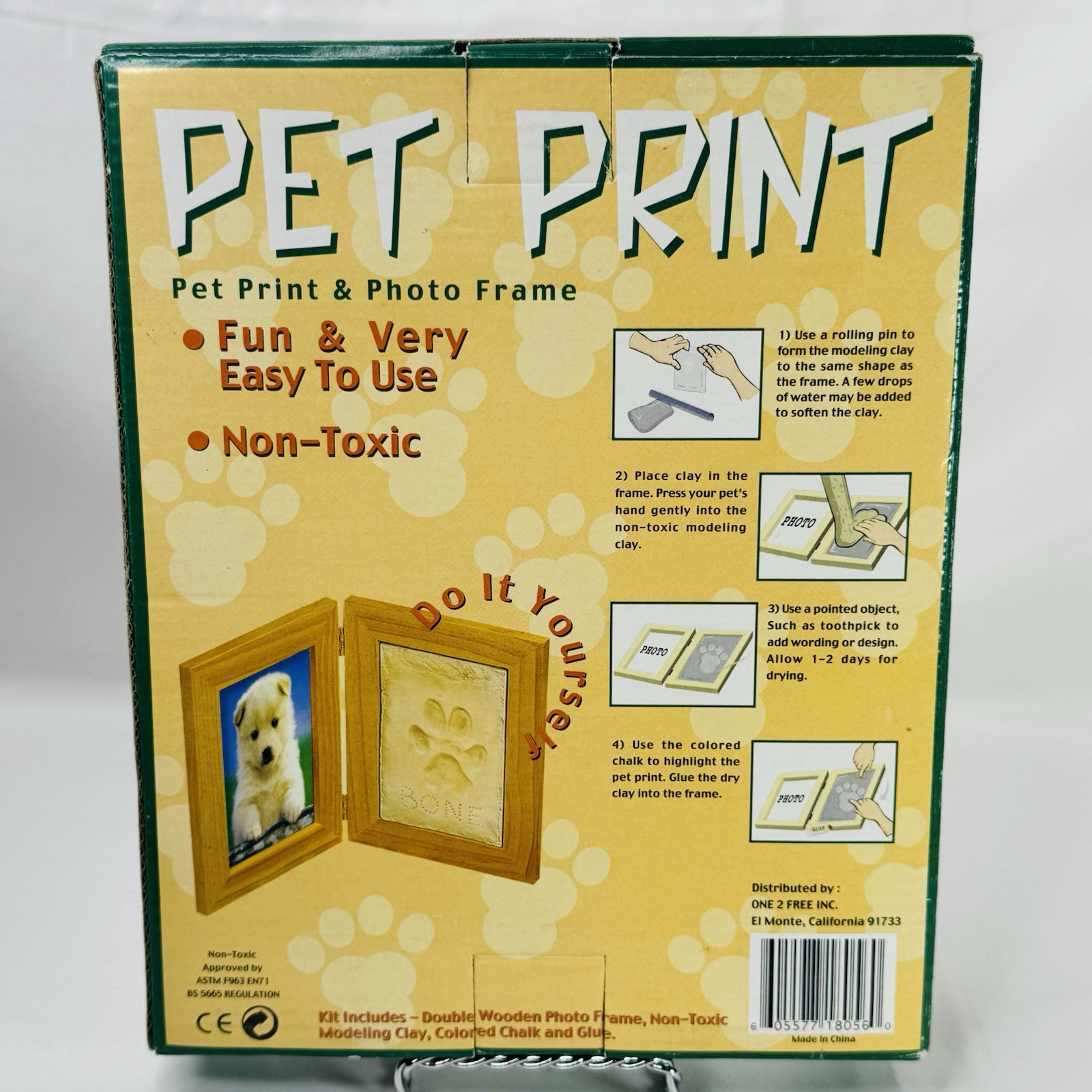 Pet Print And Photo Frame Fun And Easy• None Toxic