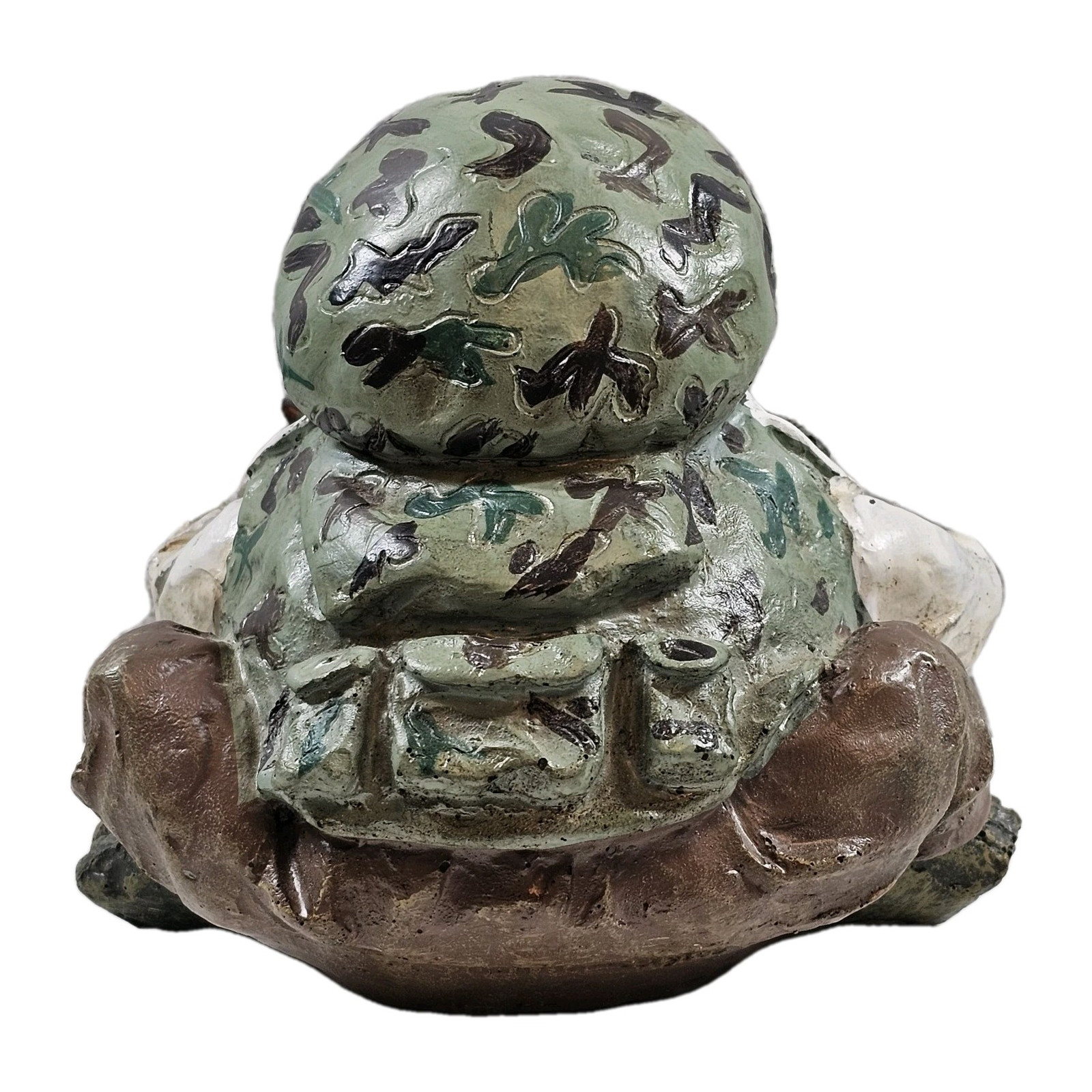 Homestyles Toad Hollow Camouflage Hunting Indoor/Outdoor Garden Decor Whimsical