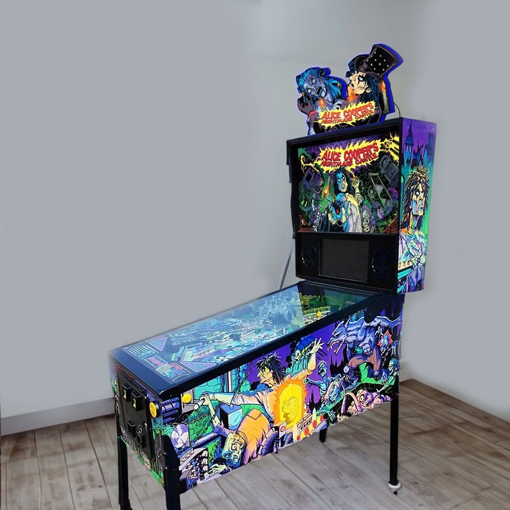 Alice Cooper Nightmare Castle Pinball Topper 3D Print Arcade Game LED Light Box