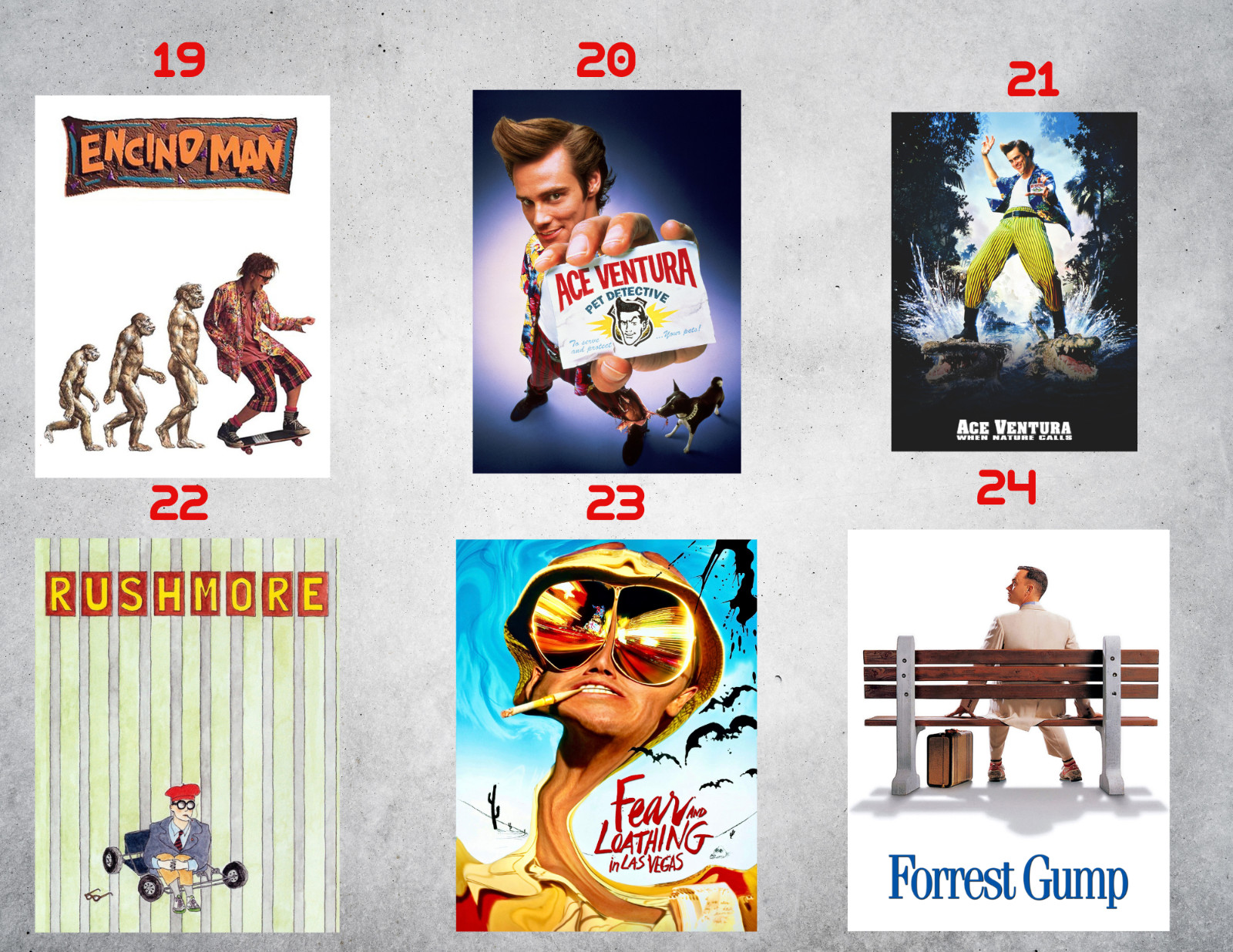 90’s Movie Retro Wall Collage Poster Prints