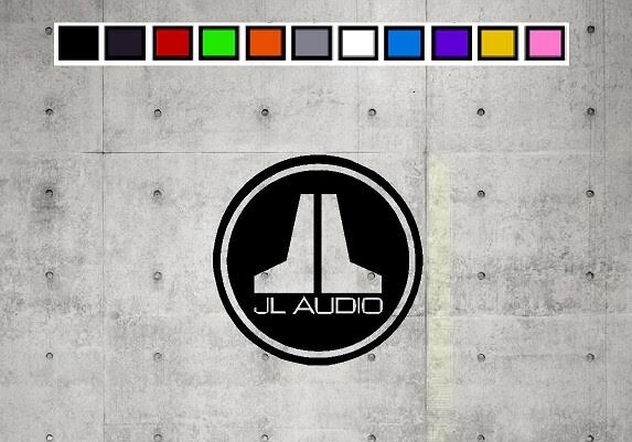 JL AUDIO LOGO Vinyl Decal Sticker Emblem Car Truck Window 4″ 6″ 8″