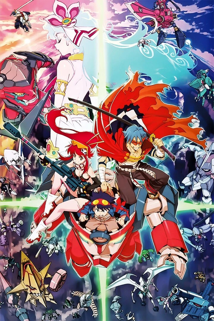 Tengen Toppa Gurren Lagann Japan Anime Poster print 11″x17″ inches home decor