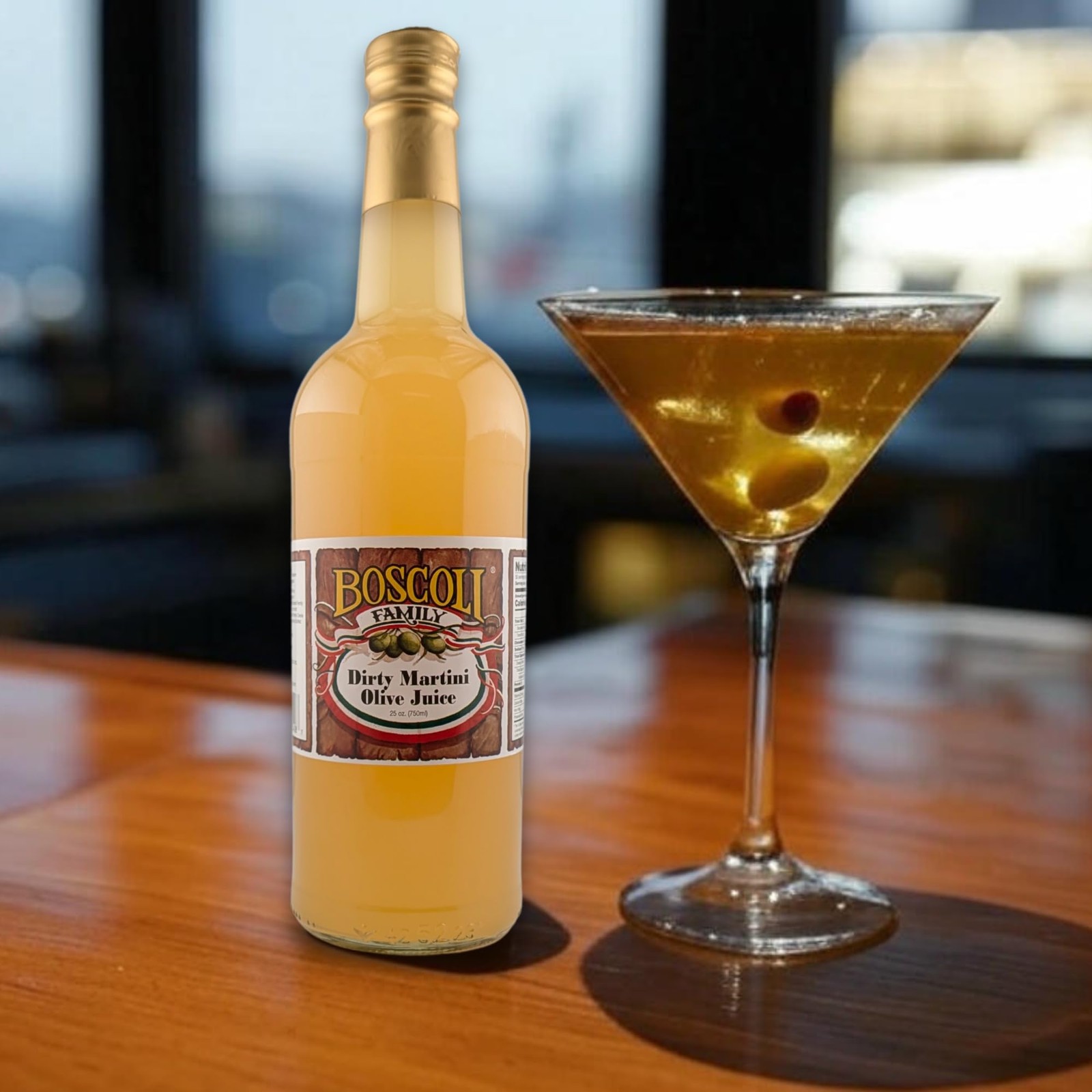 Dirty Martini Olive Juice 25 oz – Pack of 2, All Natural, Gluten-Free Mixer