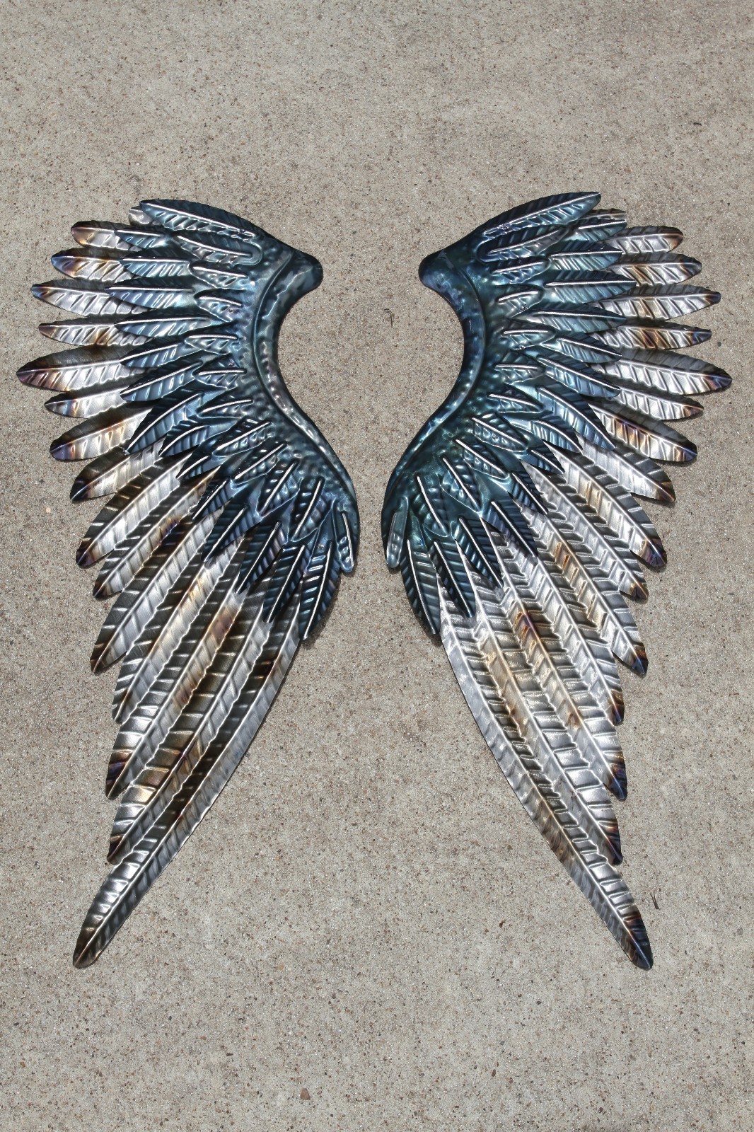 Huge ANGEL WING PAIRS,Stunning Wall Accent,Western Decor,Metal Art,Gifts,SS-BHT