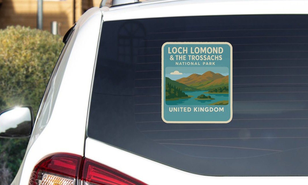 Loch Lomond & Trossachs United Kingdom National Park Sticker Decal Vinyl Die-Cut