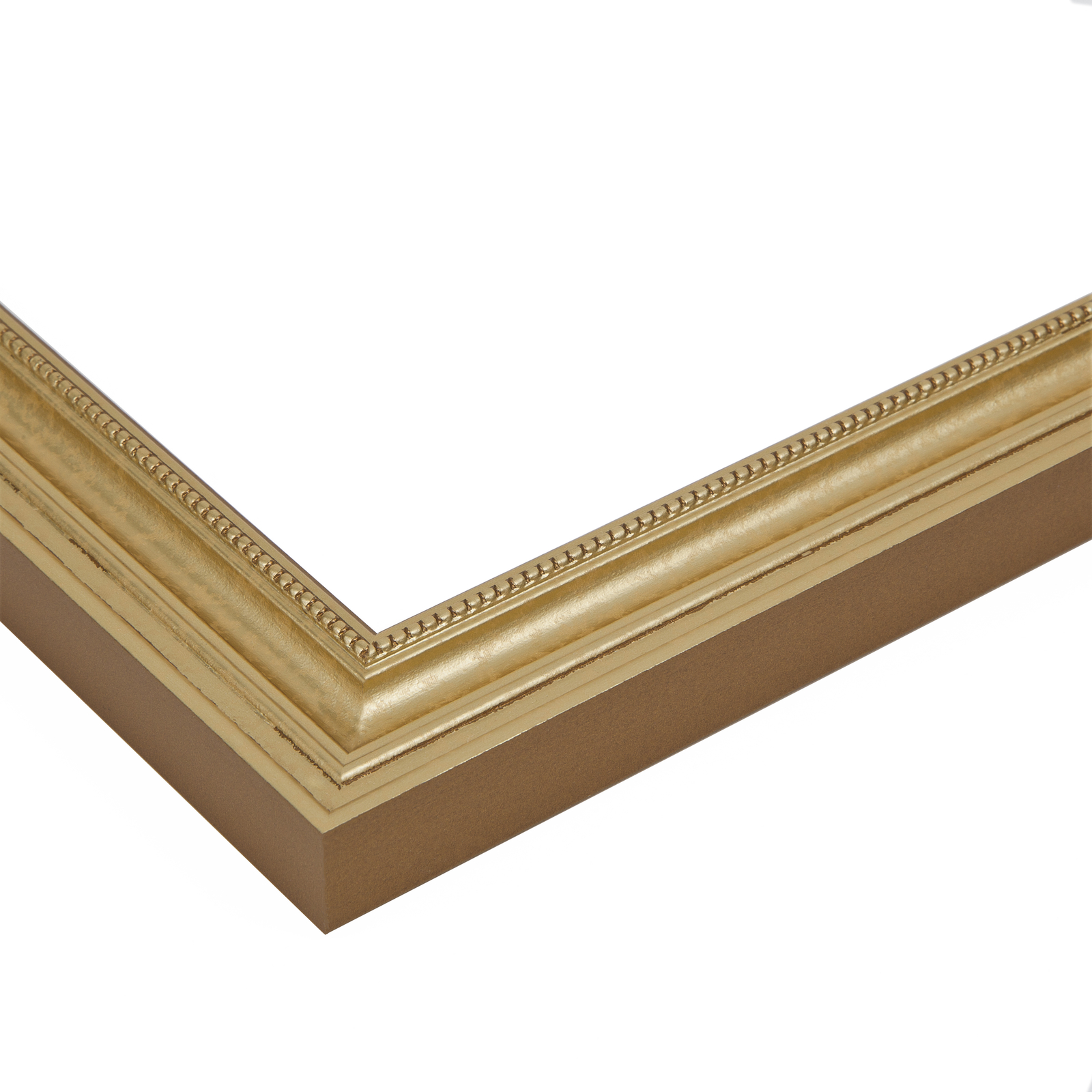 ArtToFrames Picture Frame Custom 1.25″ Gold Foil on Pine Wood 4159 Small