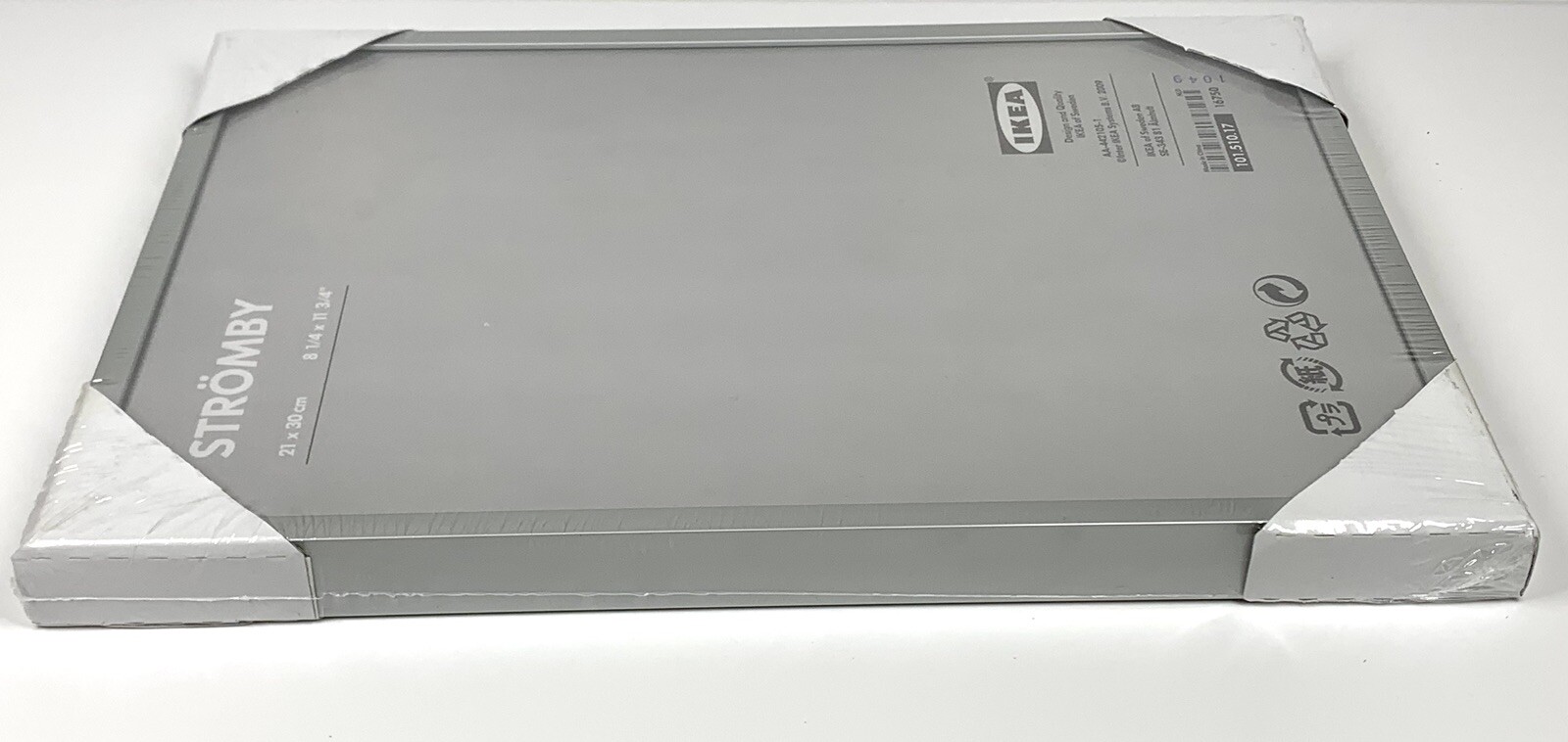IKEA STROMBY Frame Sliver Metal 8.25″ x 11.75″ Wall Mount or Free Standing NEW!