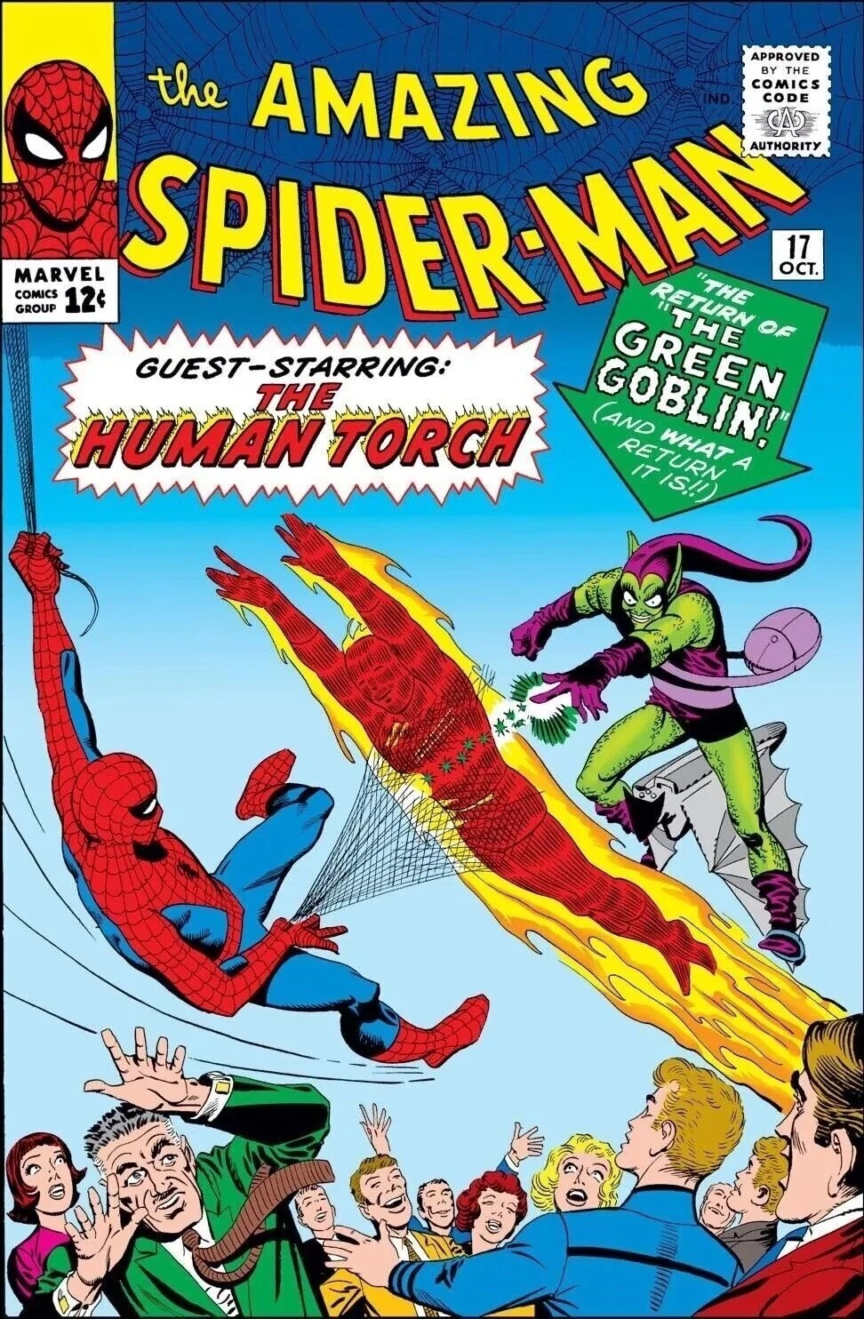 AMAZING SPIDER-MAN #17 COMIC BOOK COVER Poster print 11″x17″ inches