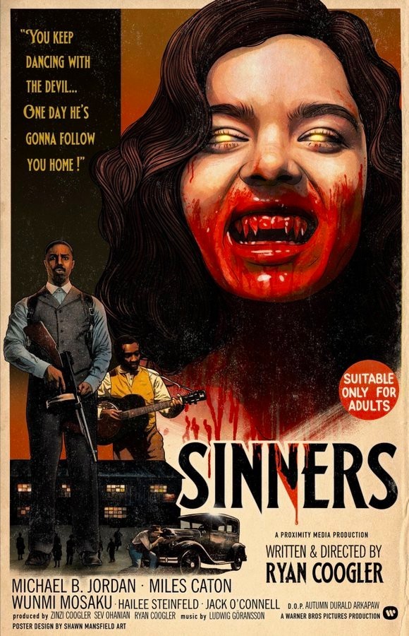 Sinners (2025) Film Poster – Collector’s Edition Movie Print, Wall Display Art