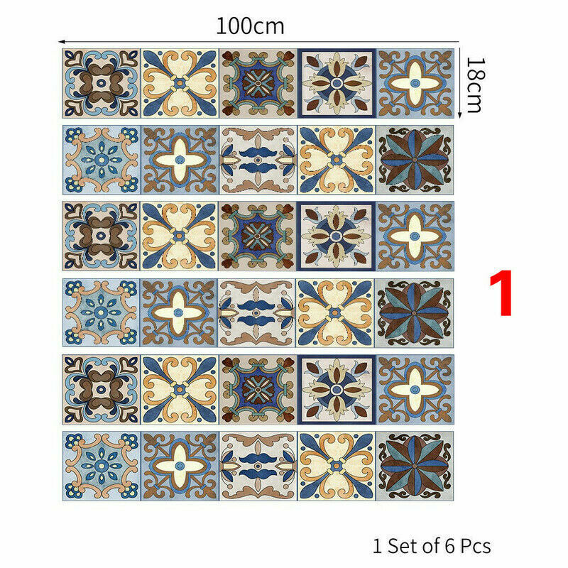DIY 3D Stair Stickers Waterproof Tile Paste Wall Decals Wallpaper Home Decor