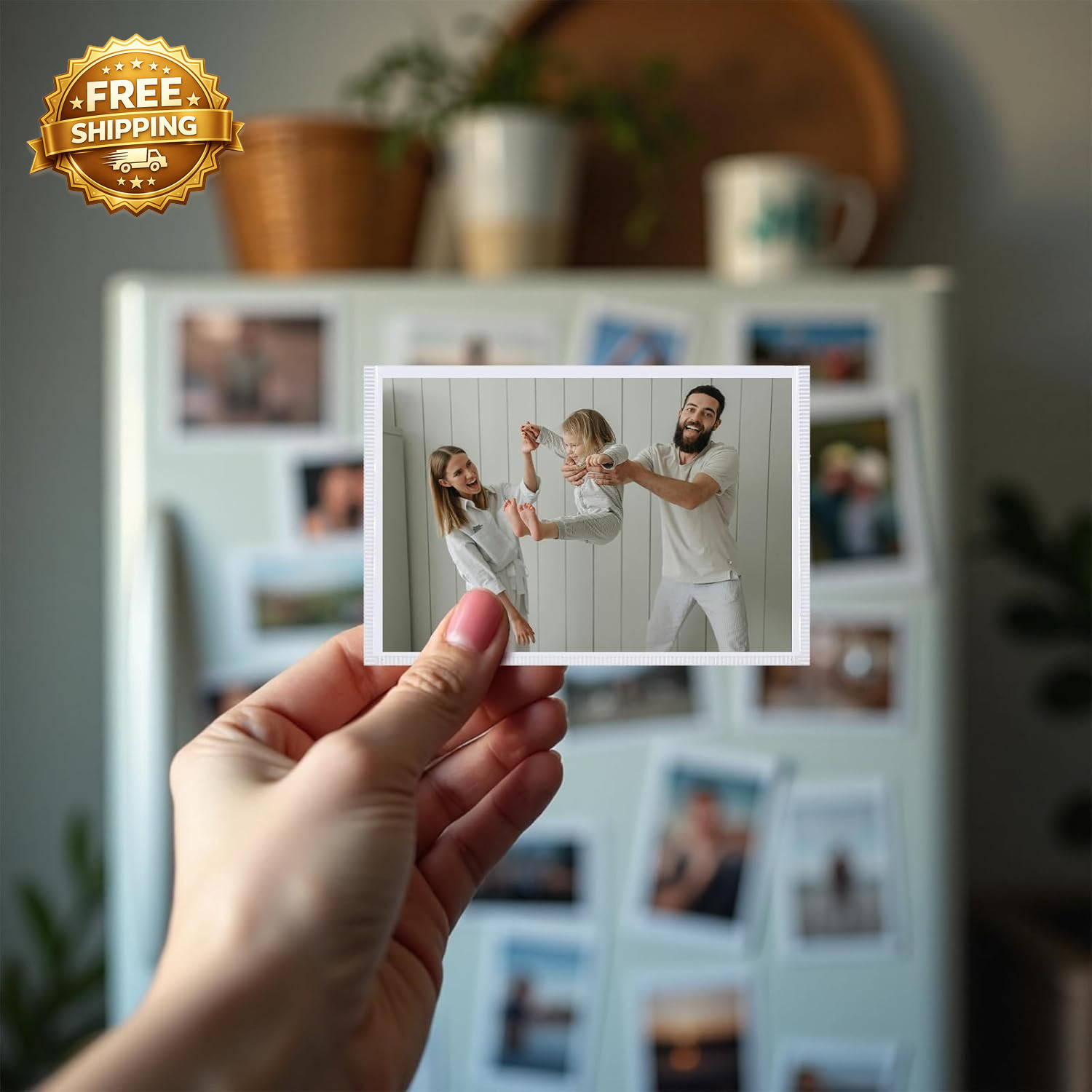 Magnetic Picture Frame, 10 Pcs Magnetic Picture Frames for Refrigerator 4×6, Mag