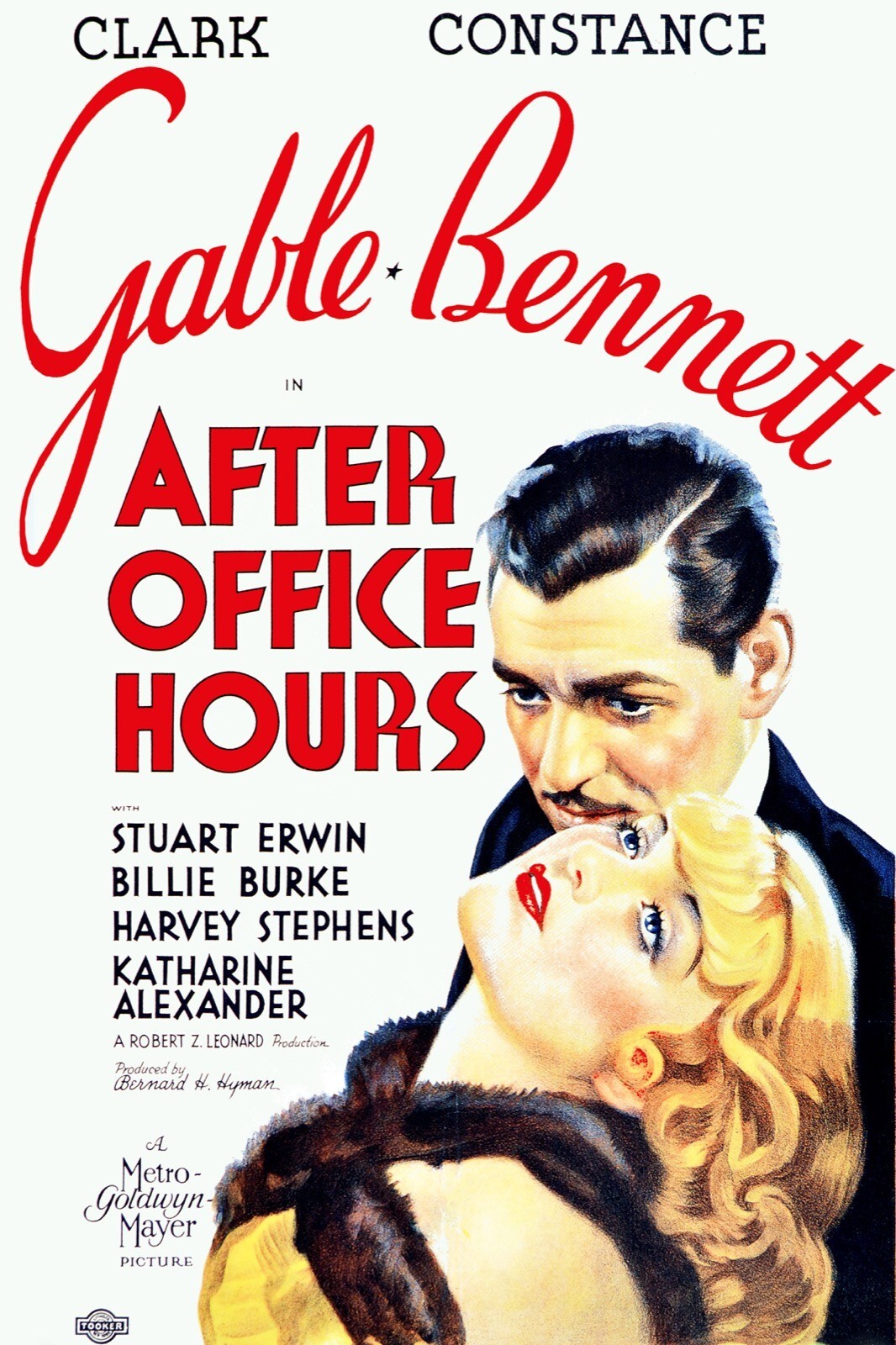 12543.Decor Poster.Vintage room wall interior design.After Office Hours movie
