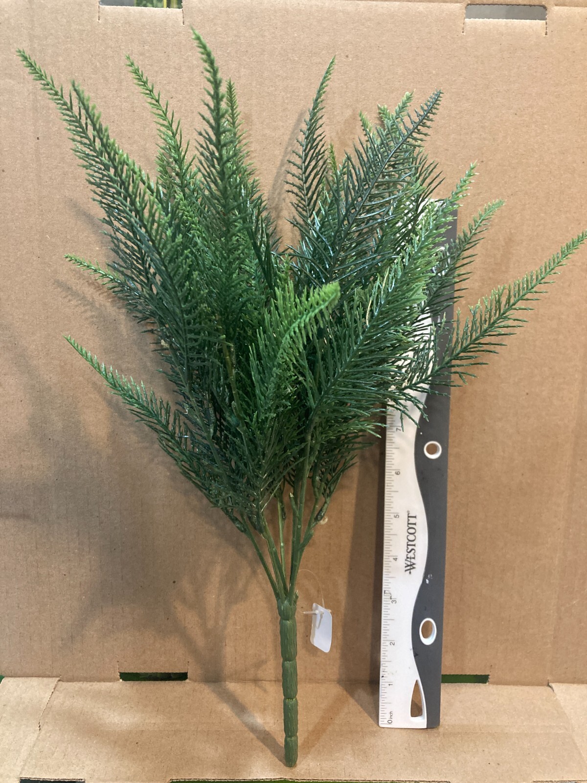 Variegated Green Pine Artificial Stems – NEW!!