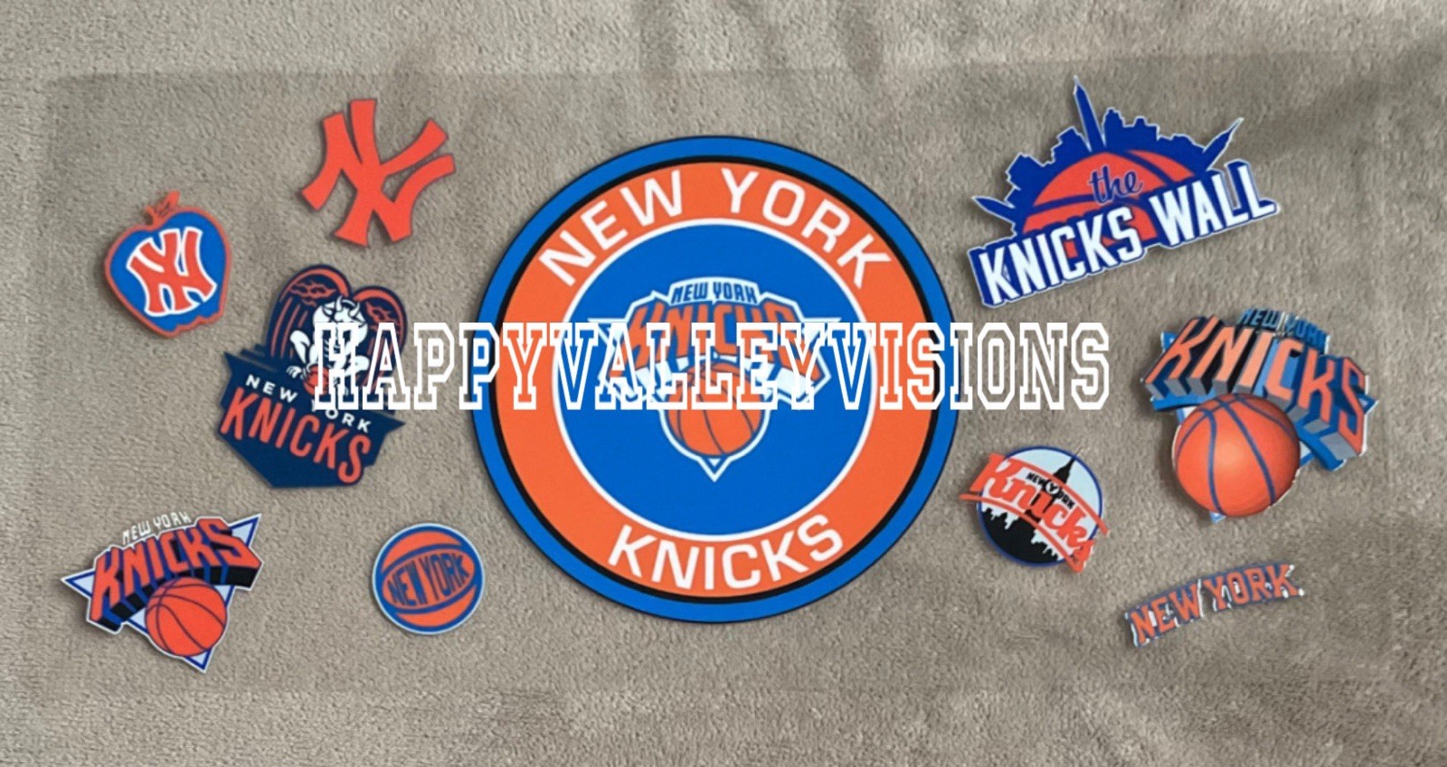 NEW YORK Basketball Team UV DTF Vinyl Transfer Sticker Cup Wrap DIY Glasses