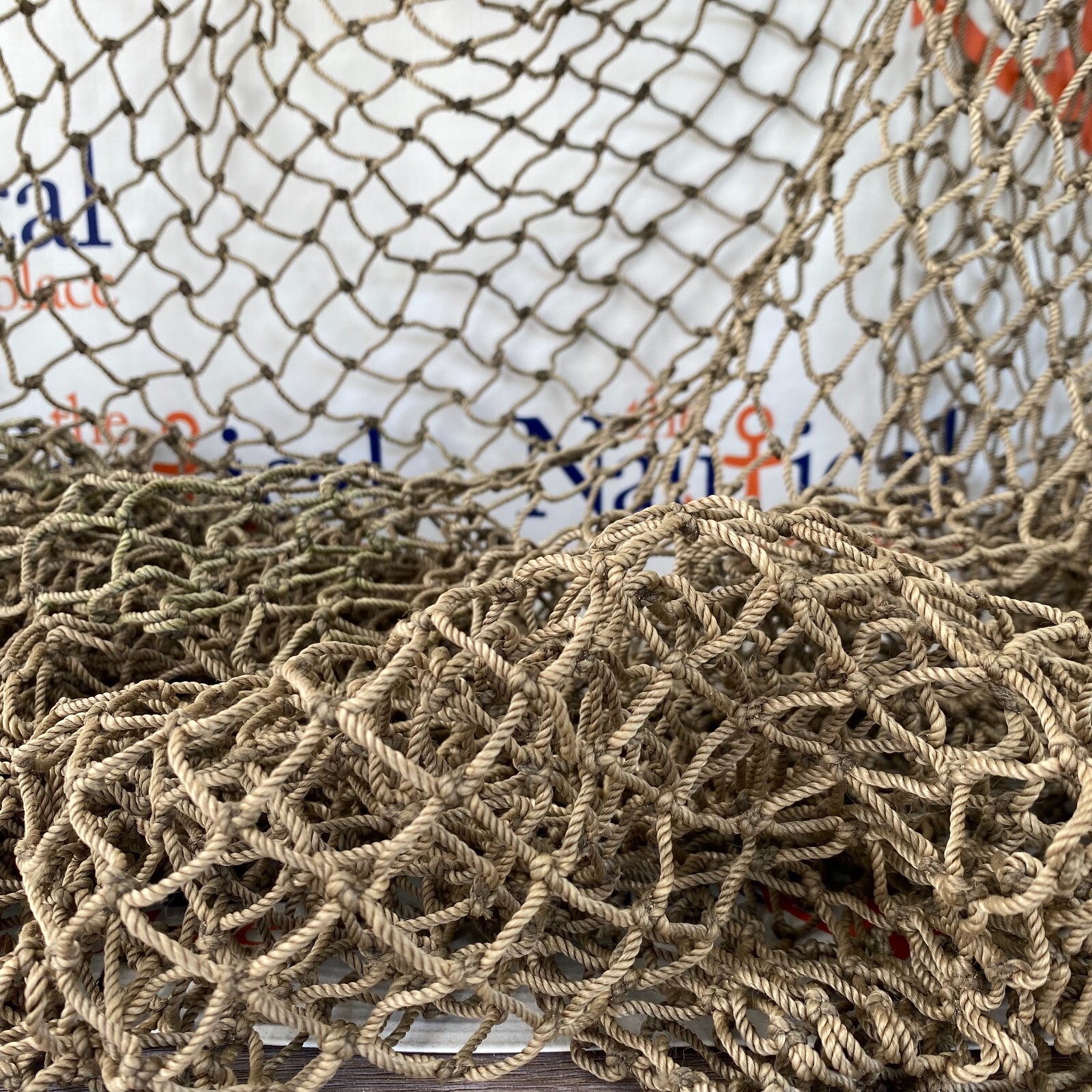 Used Commercial Fishing Net ~ Vintage Fish Netting ~ Old Recycled Reclaimed