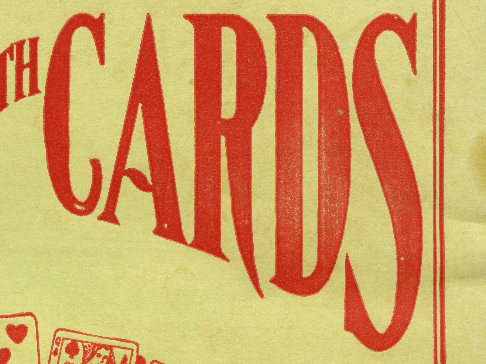 1930 Hoffman’s Tricks with Cards Print – Magic – Magician – Vintage Style