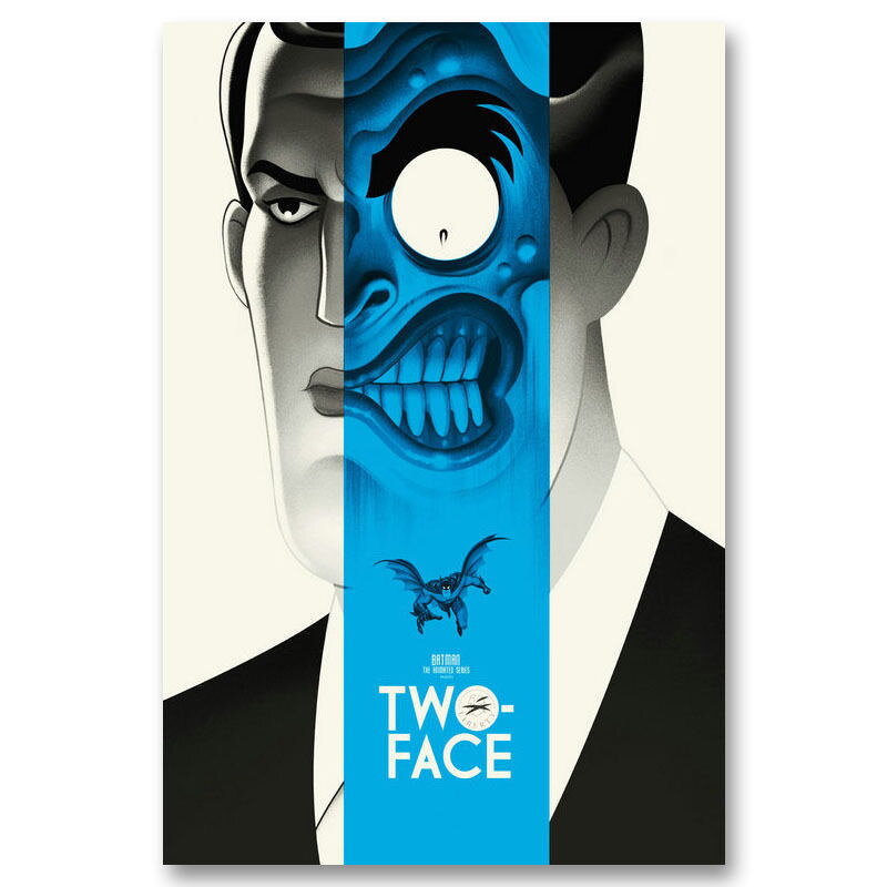 80950 TWO FACE Batman Superheroes Comic Wall Print Poster US