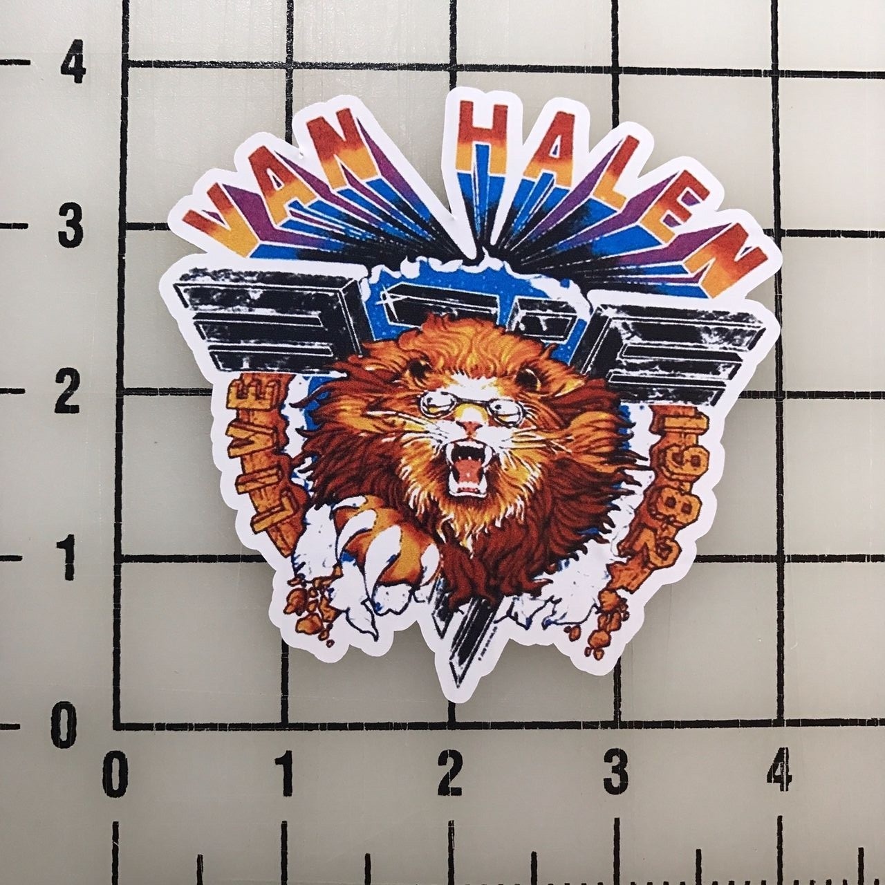 Van Halen Lion 4″ Wide Vinyl Decal Sticker BOGO