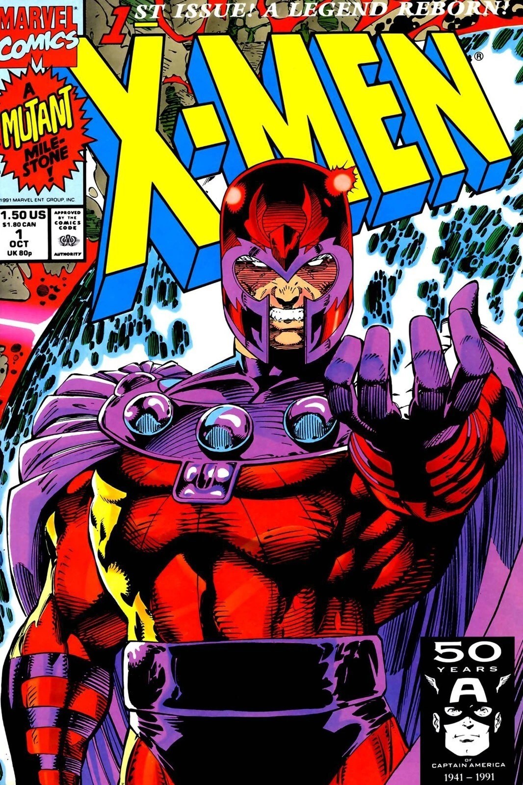 X-Men Magneto COMIC BOOK COVER Poster print 16″x24″ home decor