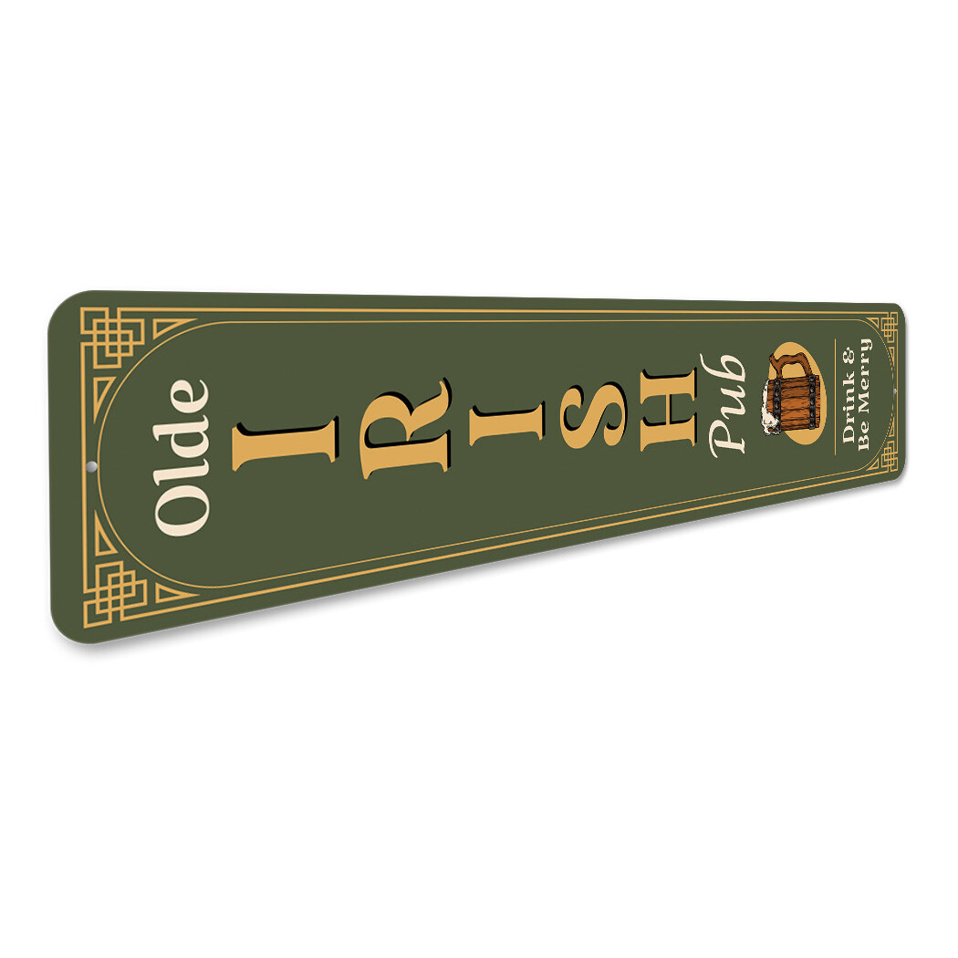 Olde Irish Pub Metal Sign