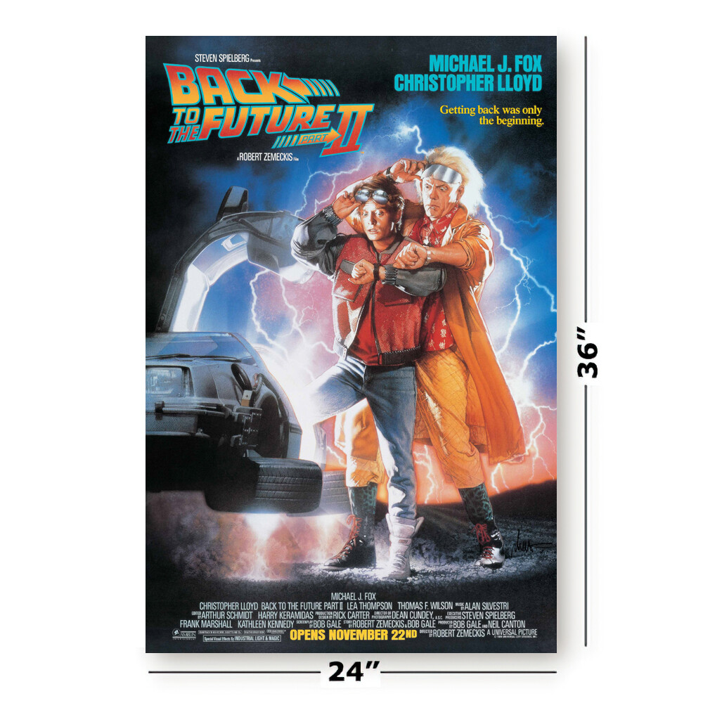 Back To The Future II – Movie Poster (Regular – Bttf Part 2) (Size 24″ X 36″)