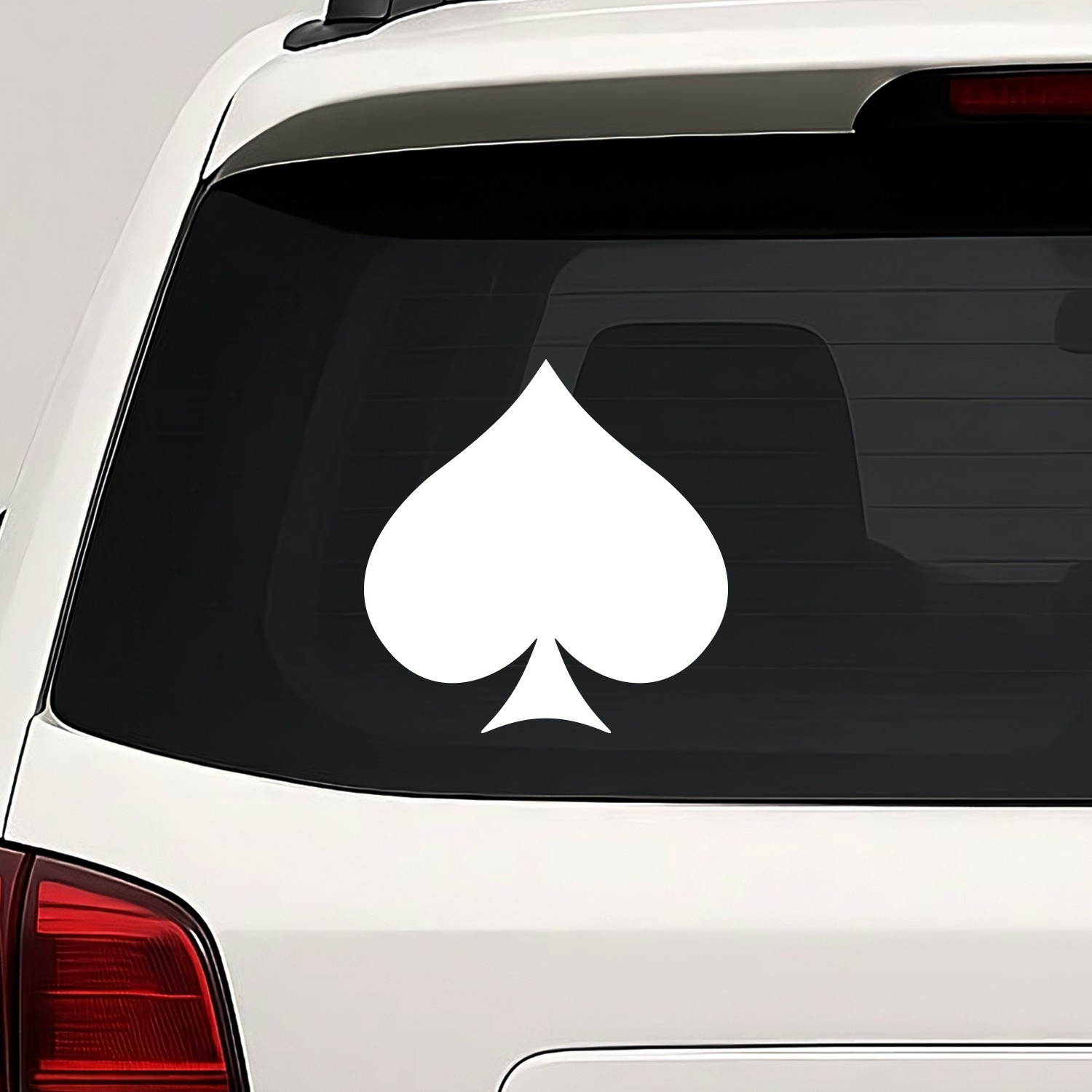 Spade Vinyl Die Cut Decal Sticker – Playing Card Poker