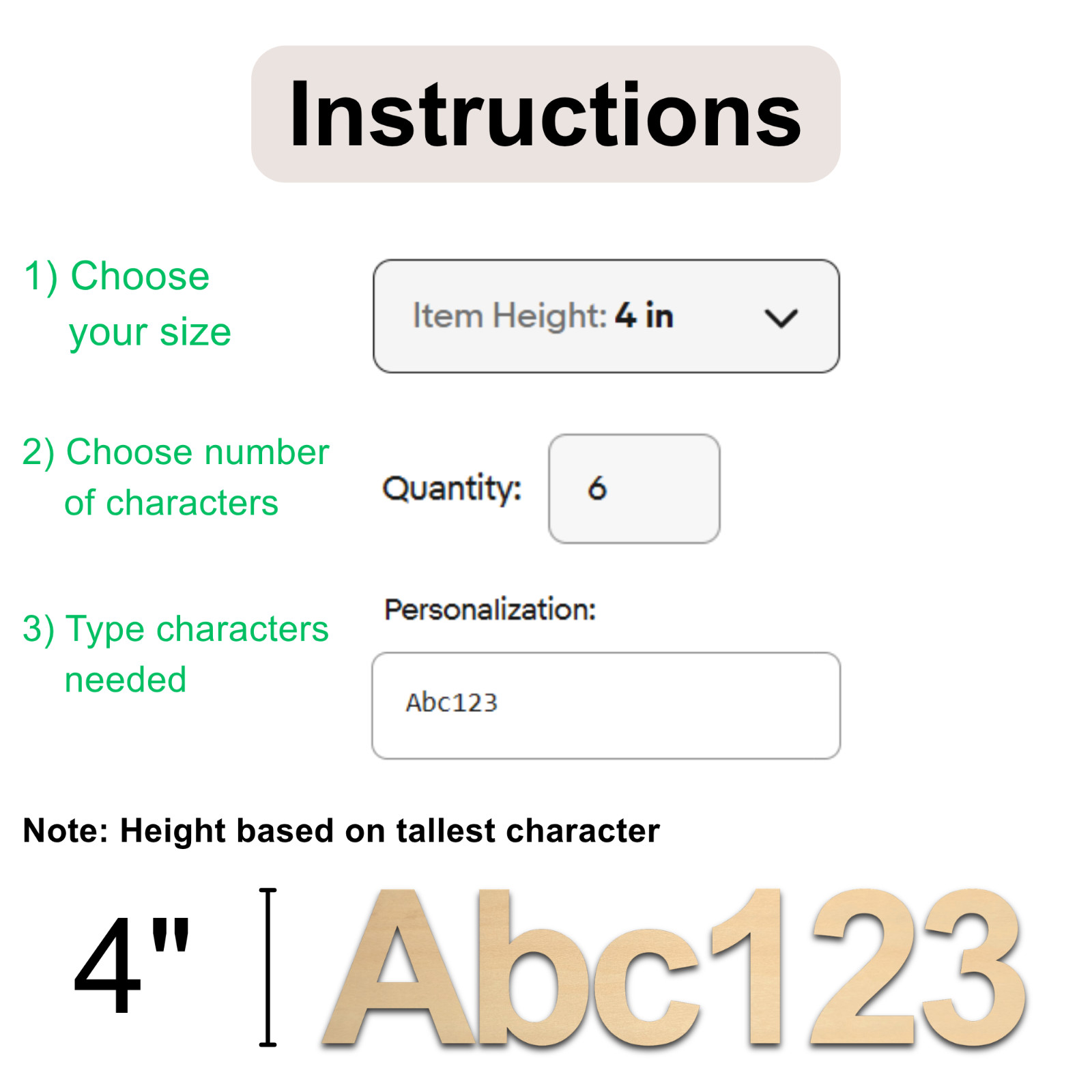 Comic Sans Font Wood Letters Numbers Cutout Unfinished Laser Cut 3mm Craft 14″