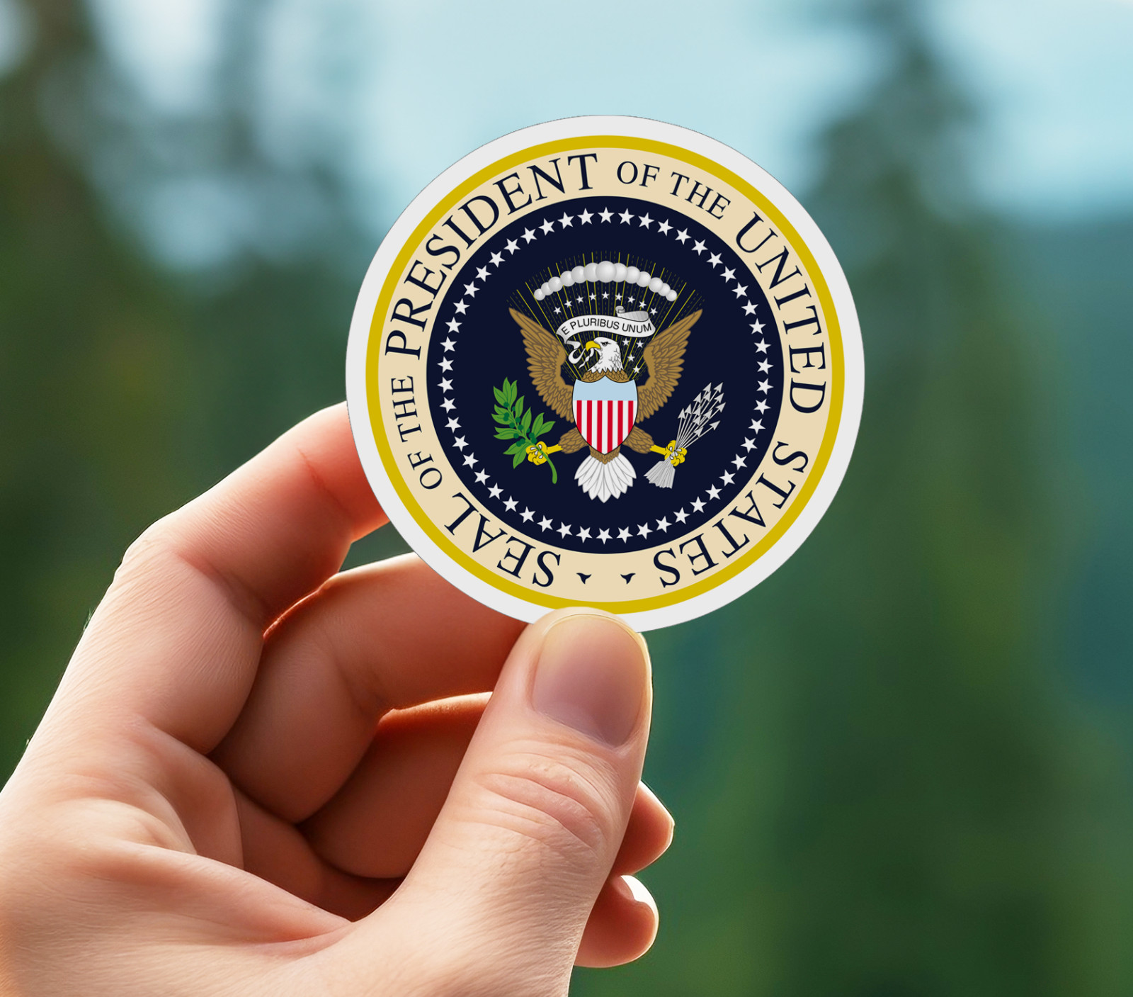 NEW- US Presidential President Seal Vinyl Sticker Decal – 3 INCHES