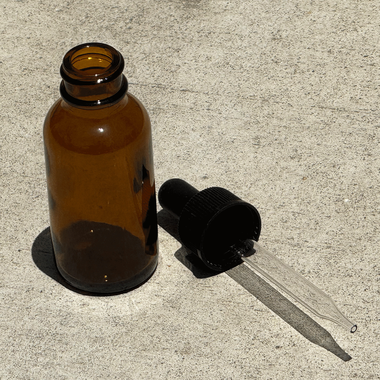 Sandbaggy 1oz Amber Glass Dropper Bottles – BPA Free, UV Protected