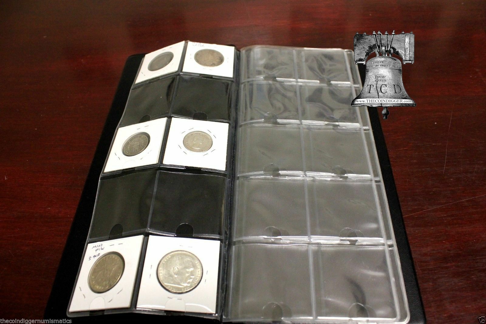 Whitman Coin Holder 2×2 Album 12 24 60 80 Pocket Wallet Storage Book of CHOICE