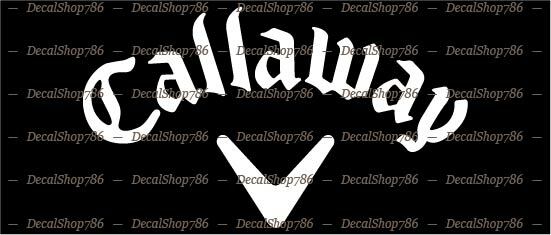 Callaway Golf – Outdoor Sports – Vinyl Die-Cut Peel N’ Stick Decals/Stickers