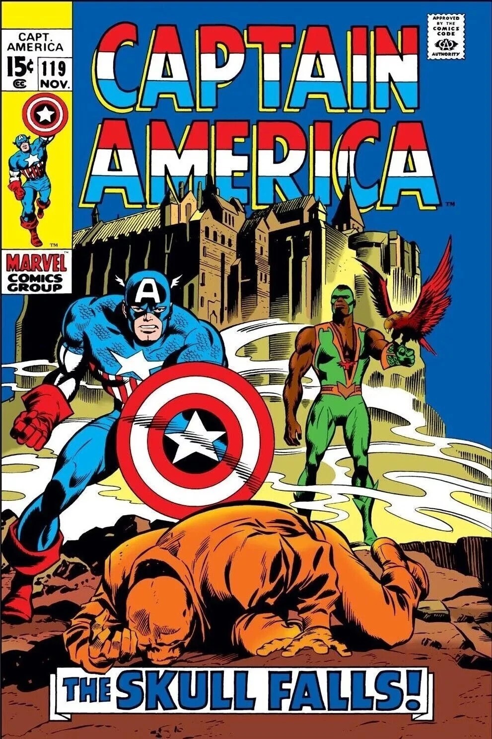 CAPTAIN AMERICA #119 COMIC BOOK COVER Poster print 11″x17″ inches home decor