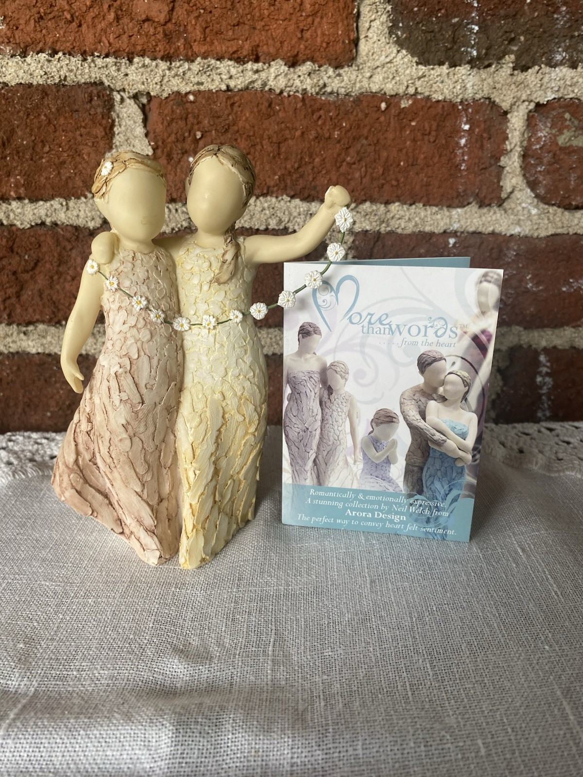 ”Friendship” More Than Words Figurine Arora Design Ltd
