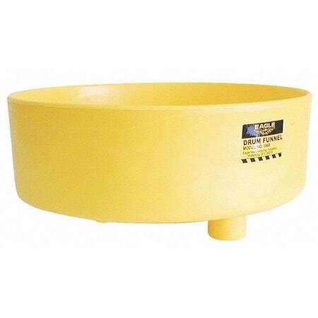 Eagle Mfg 1660 Funnel, No Lid,No Flame Arrester, 18 In X 7 In, 2 In Spout Dia,