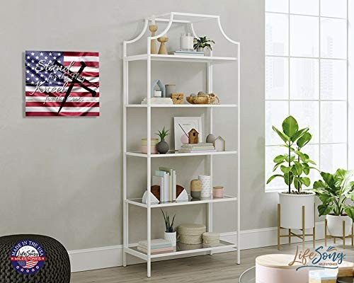 Wooden American Flag USA Pallet Wall Art Hanging Decor Sign Wood Decoration P…