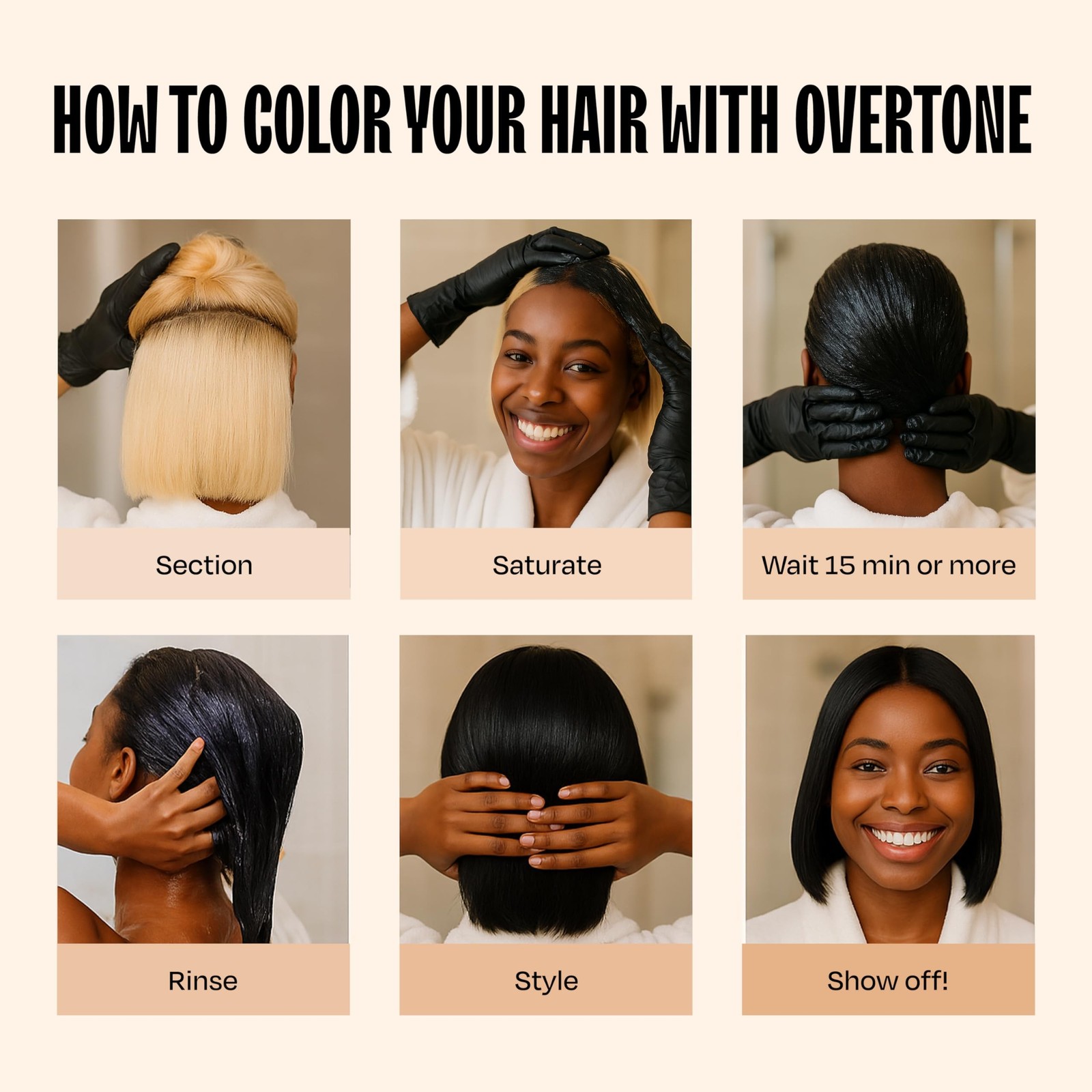 Overtone Color Depositing Semi-Permanent Hair Dye Conditioner – 8 o… Fast Ship