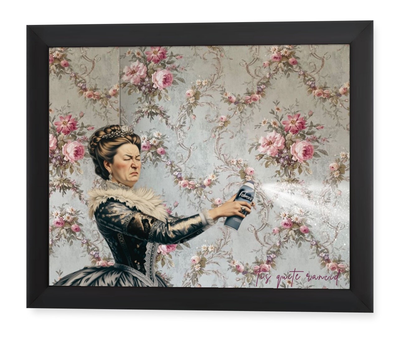Framed 11×14 Funny Vintage Bathroom Wall Art – 100% Unique ~ TheAceCo Designs