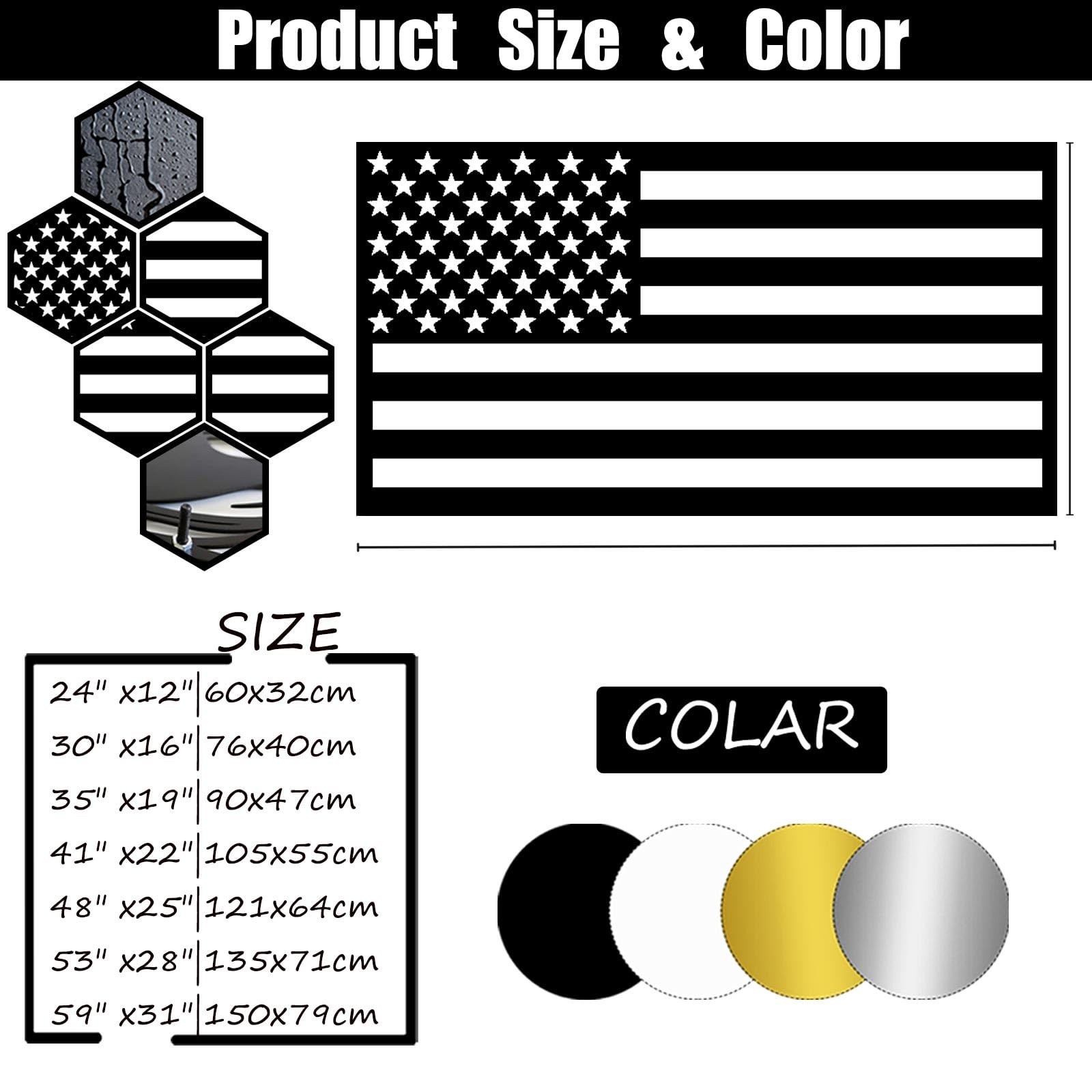 American Flag Wall Art Metal, Usa Flag Wall Decor Outdoor, Minimalist Wall Ar…