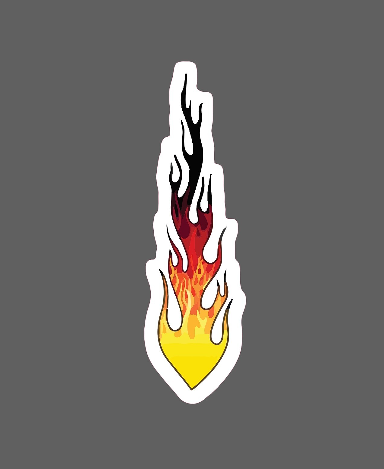 Fire Sticker Flames Hot Waterproof – Buy Any 4 For $1.75 Each Storewide!