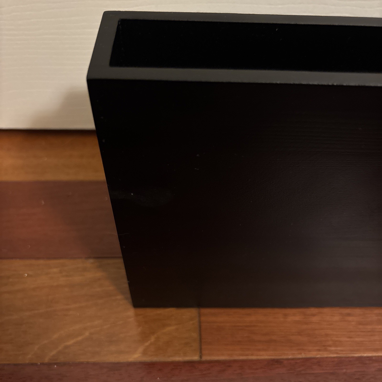Unbranded Mail Organizer, No Box, Unused, Black, Wood 12 in x 5in x 7in w/ Handl