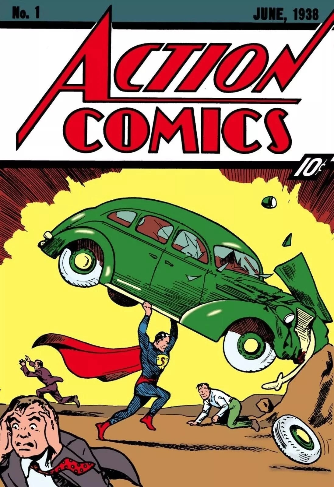 ACTION COMICS #1 COMIC BOOK COVER Poster print 11″x17″ inches