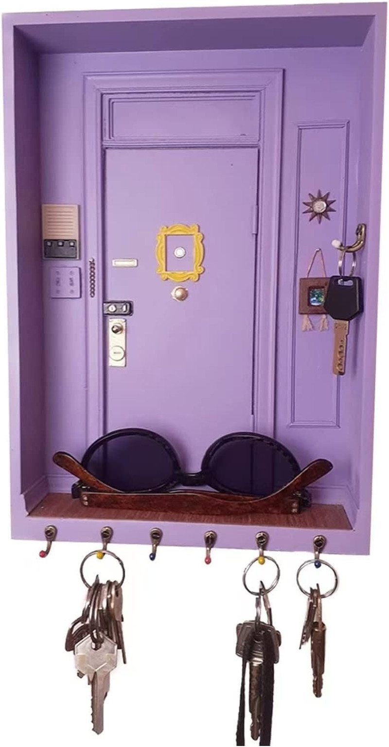 Friends Key Holder for Wall，Friends Tv Show Merchandise Gifts，Easy Installation