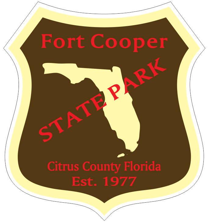 Fort Cooper Florida State Park Sticker R6727 YOU CHOOSE SIZE