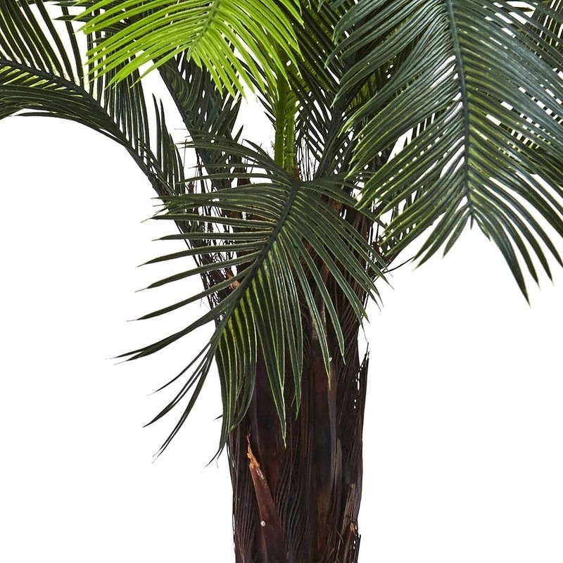 UV Resistant Artificial Cycas Tree Indoor Outdoor Faux Plant Easy Care Decor New